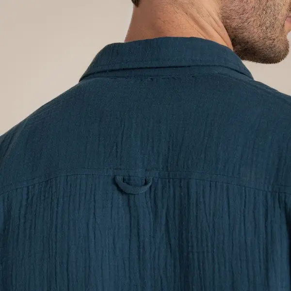 Craghoppers Men's Moro Long Sleeved Shirt | Blue Stone