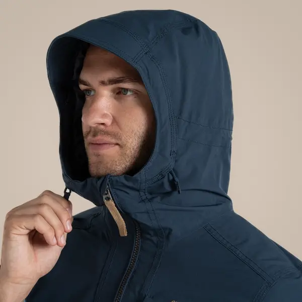 Craghoppers Men's National Trust Fairbrook Waterproof Jacket | Blue Stone