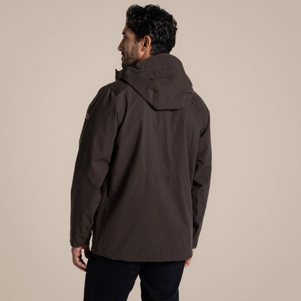 Craghoppers Men's National Trust Fairbrook Waterproof Jacket | Woodland Green