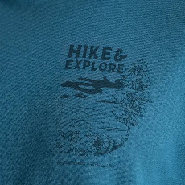 Craghoppers Men's National Trust Limestone Long Sleeved Top | Brisk Blue