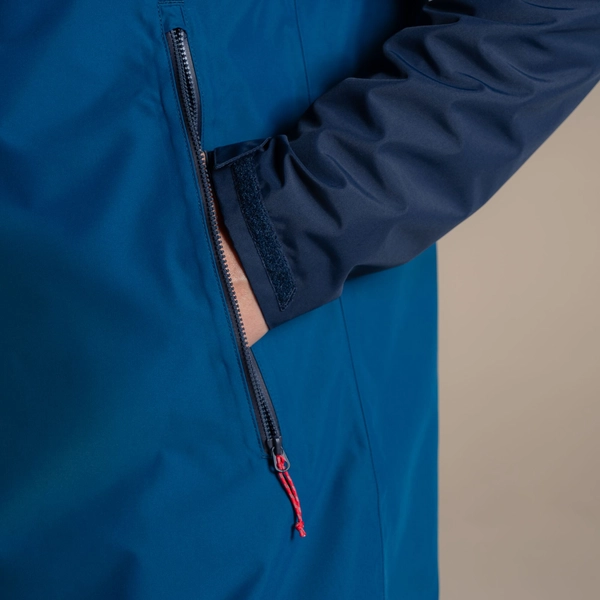 Craghoppers Men's Osuna Waterproof Jacket | Blue Navy / Poseidon Blue