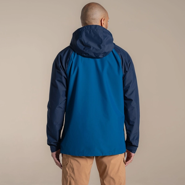 craghoppers Men's Osuna Waterproof Jacket | Blue Navy / Poseidon Blue