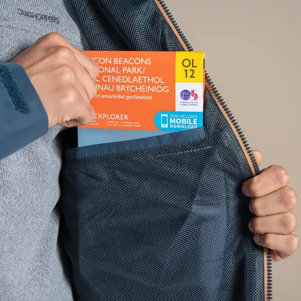 Craghoppers Men's Osuna Waterproof Jacket | Blue Stone / Boulder