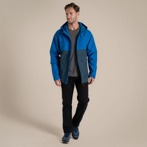 Craghoppers Men's Osuna Waterproof Jacket | Fresh Blue / Blue Stone