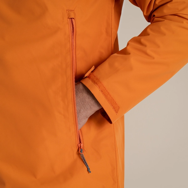 Craghoppers Men's Osuna Waterproof Jacket | Papaya Orange