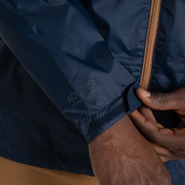 Craghoppers Men's Owler Waterproof Packable Jacket | Blue Navy