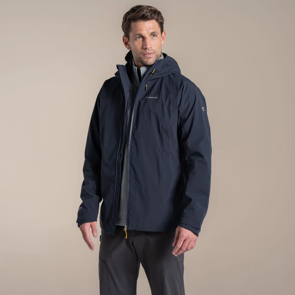 Craghoppers Men's Ponsa Waterproof Jacket | Dark Navy