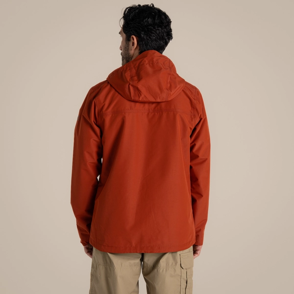 craghoppers Mens' Harslow Waterproof Jacket | Red Beach