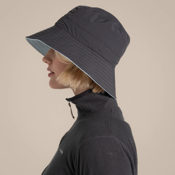 craghoppers Unisex NosiLife Sun Hat III | Black Pepper / Niagara Blue