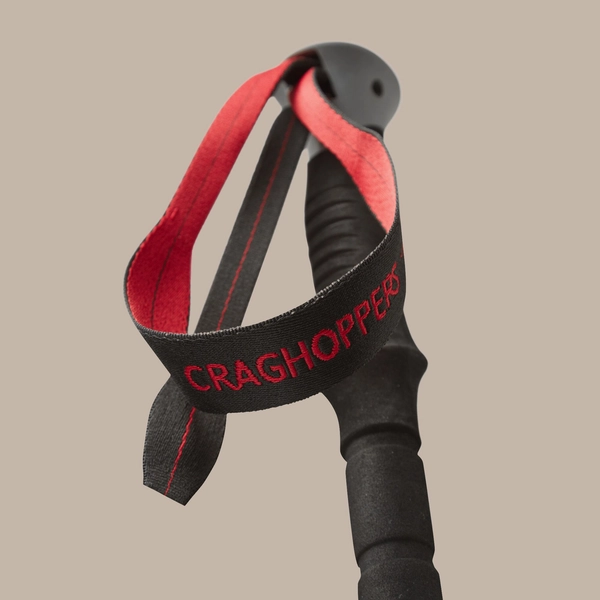 Craghoppers Venture Antishock Walking Poles | Anodised Red / Anodised Grey