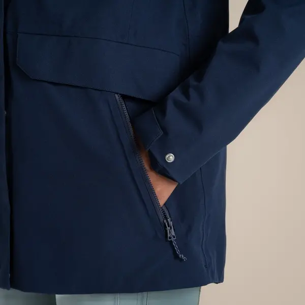 Craghoppers Women's Caldbeck II Waterproof Jacket | Blue Navy