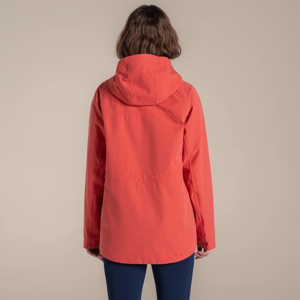 craghoppers Women's Caldbeck II Waterproof Jacket | Compote Red