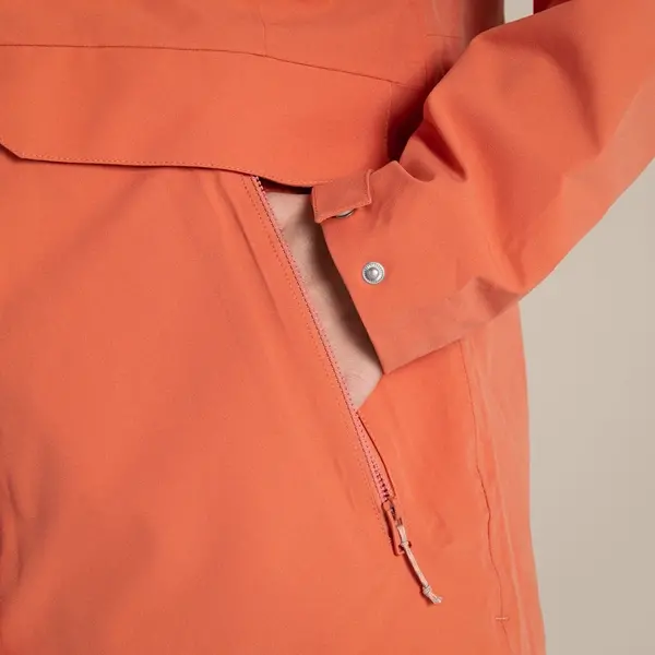 Craghoppers Women's Caldbeck II Waterproof Jacket | Red Sandstone