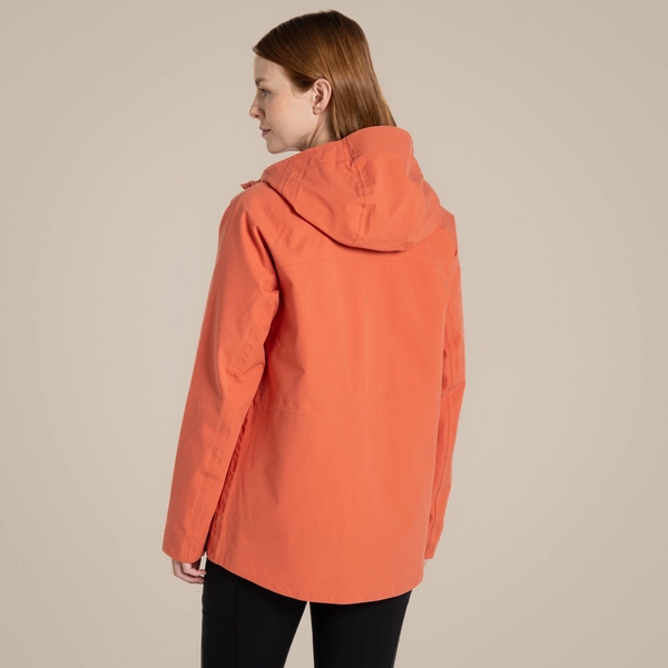 craghoppers Women's Caldbeck II Waterproof Jacket | Red Sandstone
