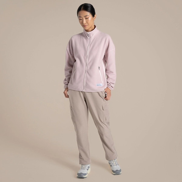 Craghoppers Women's CO2 Renu Full Zip Fleece | Dusky Carnation