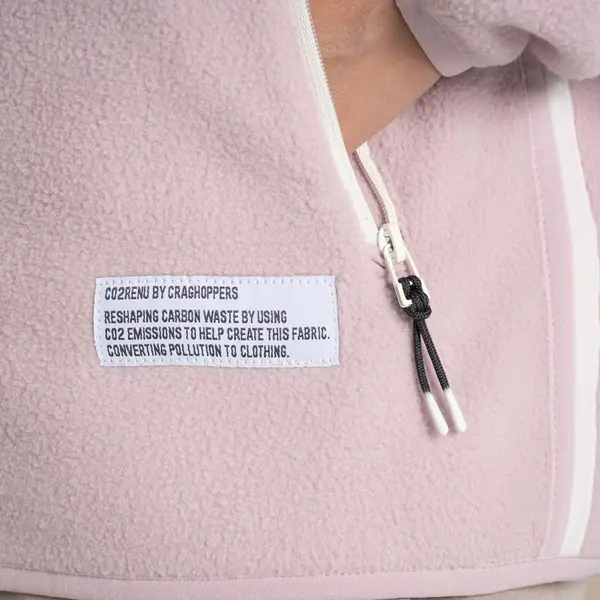Craghoppers Women's CO2 Renu Full Zip Fleece | Dusky Carnation