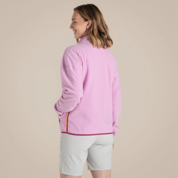 craghoppers Women's CO2 Renu Full Zip Fleece | Pink Lavender