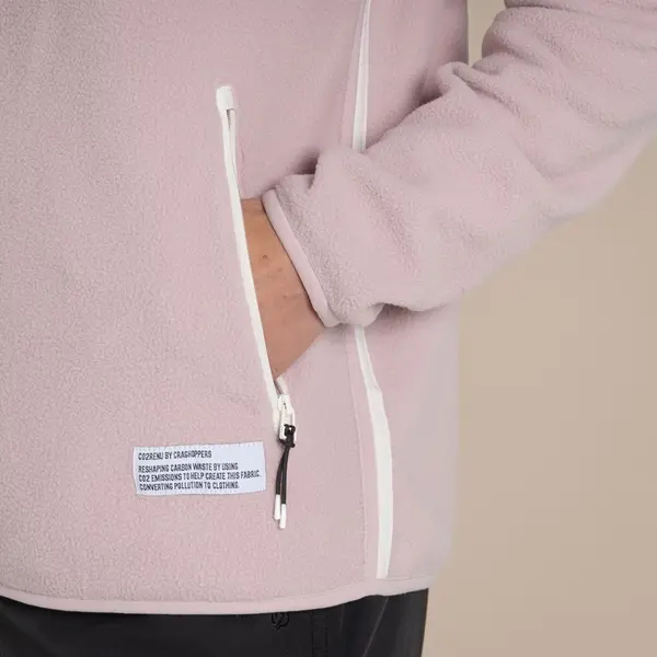 Craghoppers Women's CO2 Renu Half Zip Fleece | Dusky Carnation