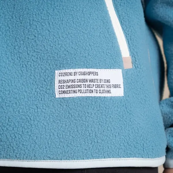 Craghoppers Women's CO2 Renu Half Zip Fleece | Light Denim