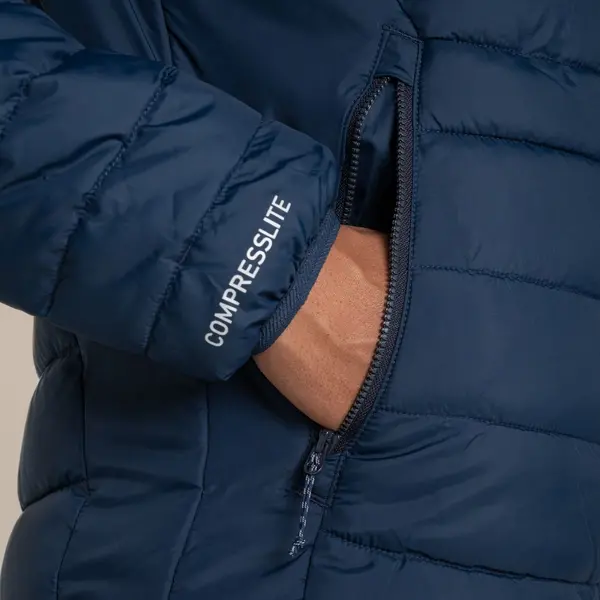 Craghoppers Women's Compresslite IX Hooded Insulating Jacket | Blue Navy