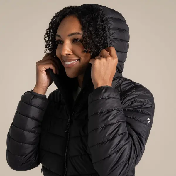 Craghoppers Women's Compresslite IX Hooded Insulating Jacket | Black