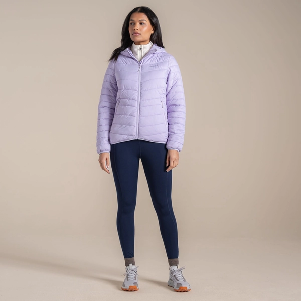 Craghoppers Women's Compresslite IX Hooded Insulating Jacket | Parma Violet