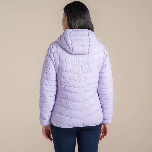craghoppers Women's Compresslite IX Hooded Insulating Jacket | Parma Violet