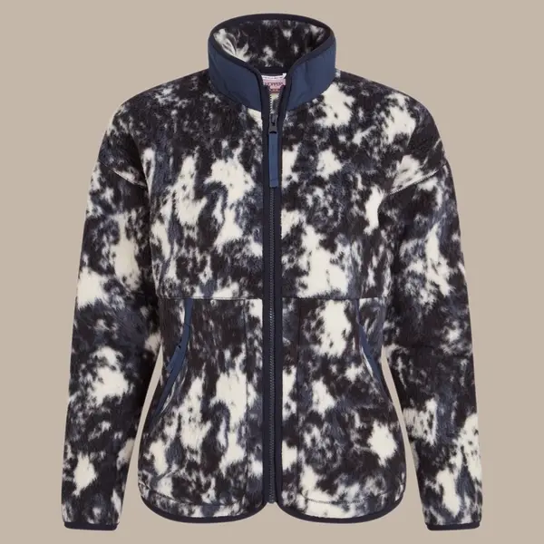 Craghoppers Women's Dante Full Zip Fleece | Dark Sapphire Print