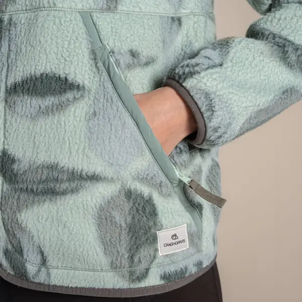 Craghoppers Women's Dante Full Zip Fleece | Sage Print