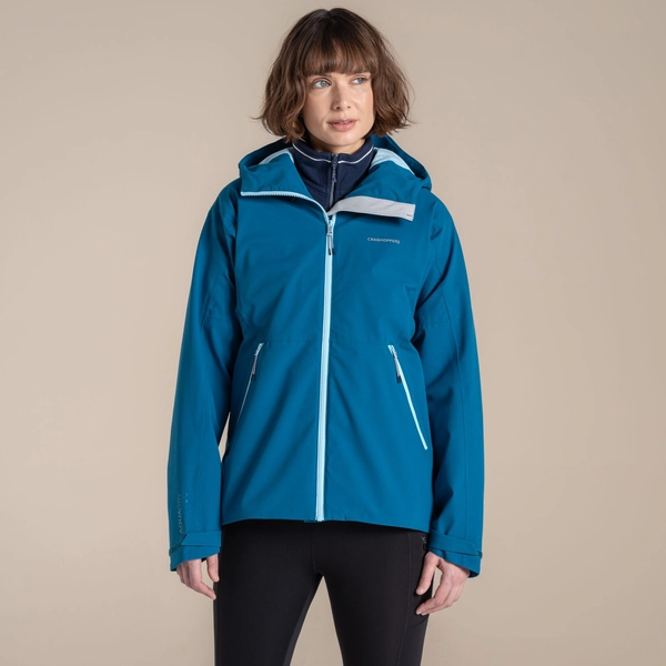 Craghoppers Women's Dynamic Pro III Waterproof Jacket | Porcelain Blue