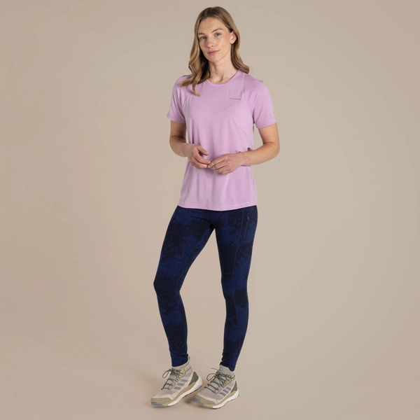Craghoppers Women's Dynamic Pro Short Sleeve T-Shirt | Orchid