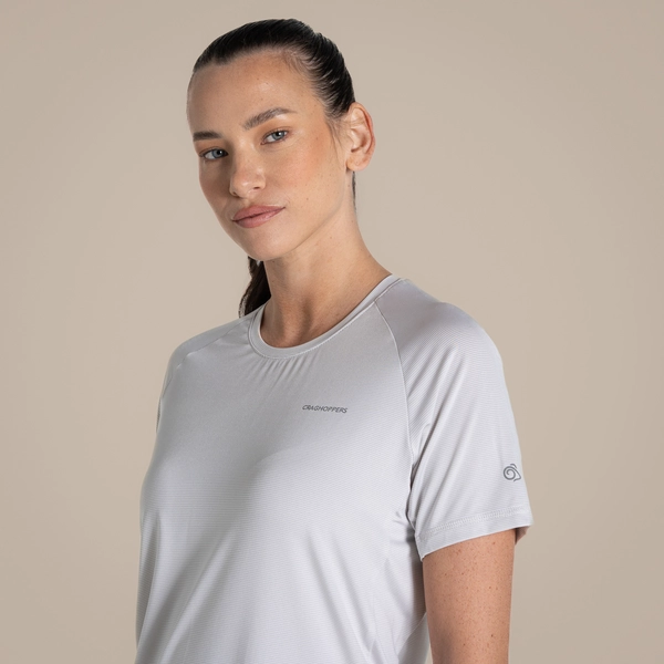 Craghoppers Women's Ellie Short Sleeved T-Shirt | Lunar Grey