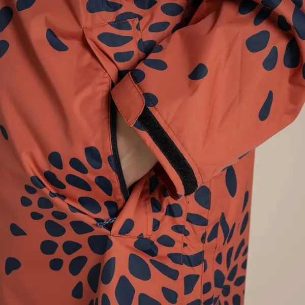 Craghoppers Women's Globeflower Packable Overhead Jacket | Dark Spice Print