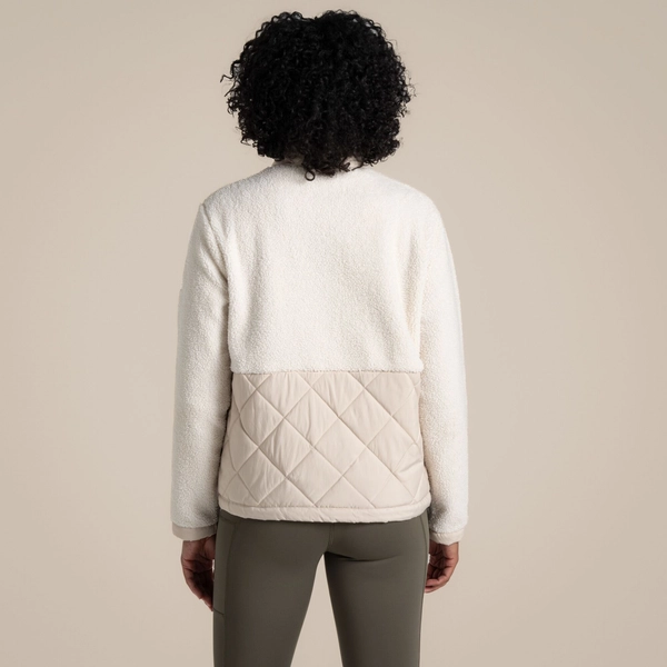 craghoppers Women's Jamea Hybrid Insulating Jacket | Ecru / Stone