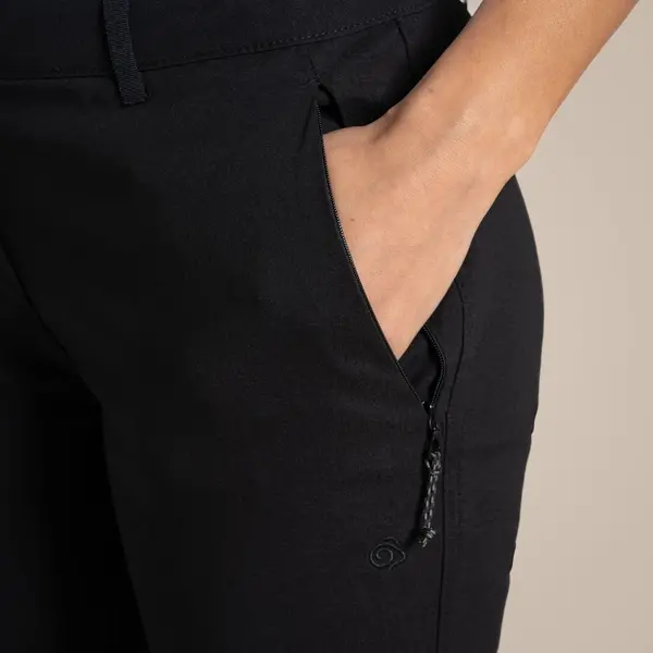 Craghoppers Women's Kiwi Pro II Convertible Trousers | Black