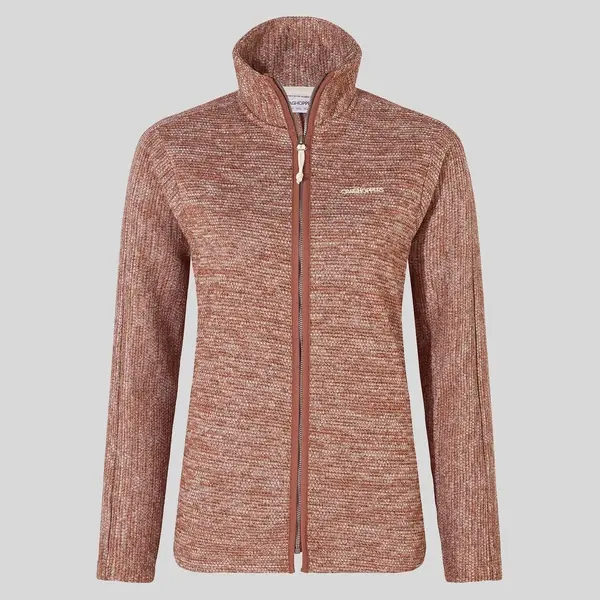 Craghoppers Women's Mabel Full Zip Fleece | Warm Russet
