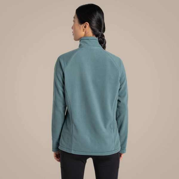 craghoppers Women's National Trust Miska Half Zip Fleece | Atlantic