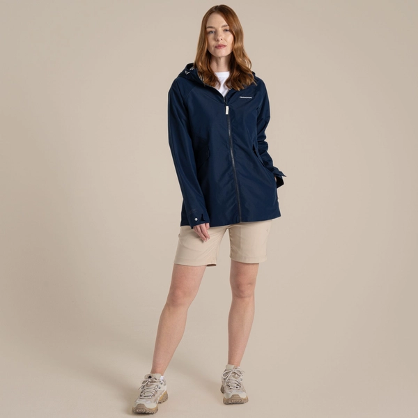 Craghoppers Women's Ortega Waterproof Jacket | Blue Navy