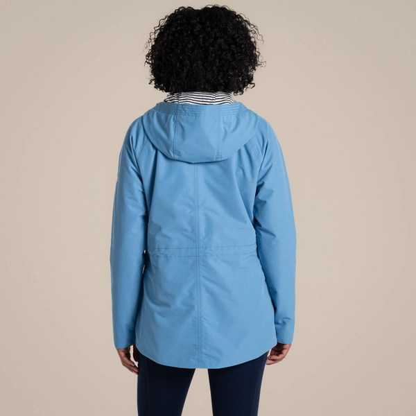 craghoppers Women's Ortega Waterproof Jacket | Seaside Blue