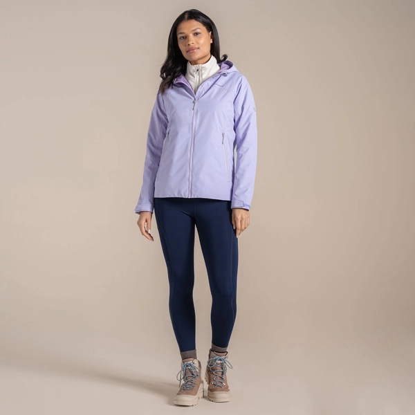 Craghoppers Women's Solla Waterproof Jacket | Parma Violet