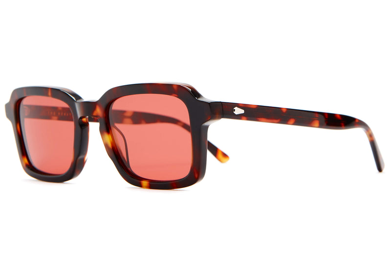 Crap Eyewear The Heavy Tropix Green-frame Sunglasses With Brown-tinted Lenses On A White Background