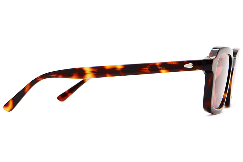Crap Eyewear The Heavy Tropix Green-frame Sunglasses With Brown-tinted Lenses On A White Background