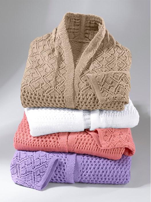 Creation L Beige Open Knit Cardigan From Creation L