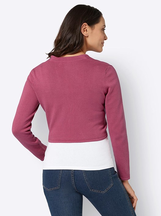 Creation L Berry Cropped Open Bolero From Creation L