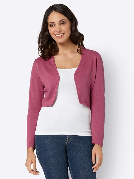 creation l Berry Cropped Open Bolero from creation L