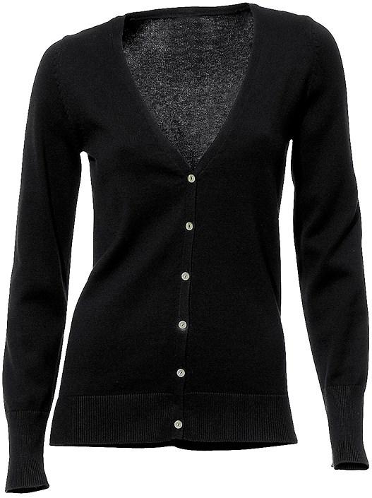 Creation L Black V-Neck Button Up Cardigan From Creation L