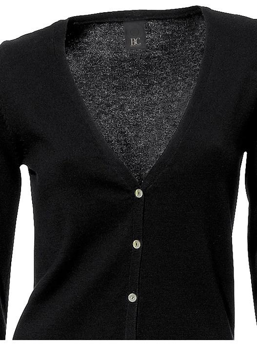 Creation L Black V-Neck Button Up Cardigan From Creation L
