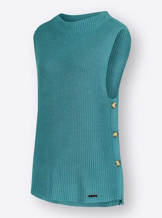 Creation L Camel Sleeveless Sweater From Creation L