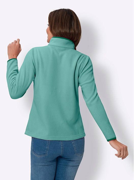 Creation L Chalk Mint Zip Fleece Cardigan From Creation L