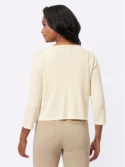 Creation L Champagne Clasp Detail Bolero From Creation L